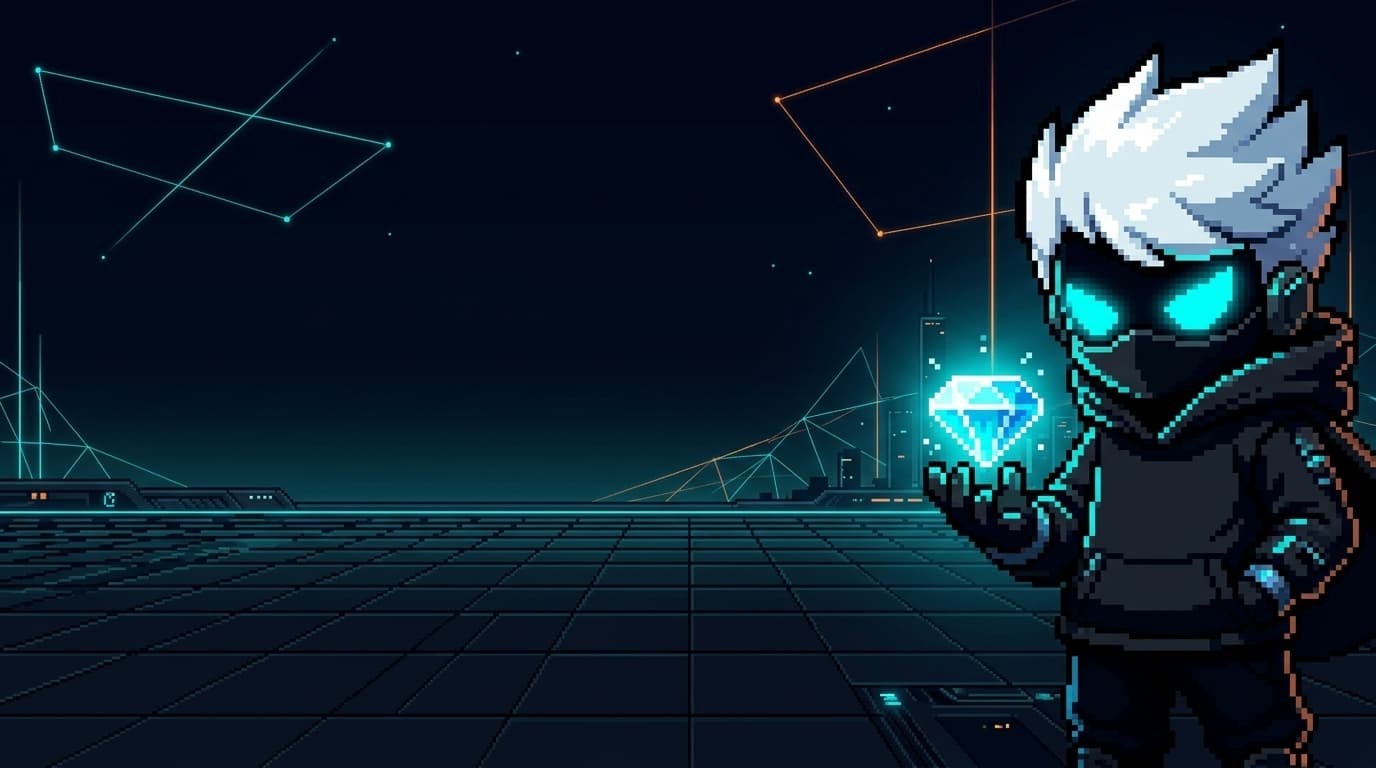 FFPINS Mascota Retro Pixel Art